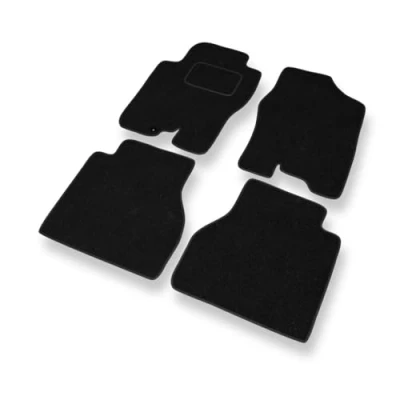 Immagine di Mossa Tappetini auto in feltro compatibili con Nissan Navara D40 (2005 2014) tappeti nero 1
