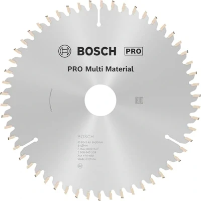 Immagine di Bosch Accessories Multi Material 2608640509 Lama circolare in metallo duro 190 x 30 2.4 mm Numero di denti: 54 1 pz.