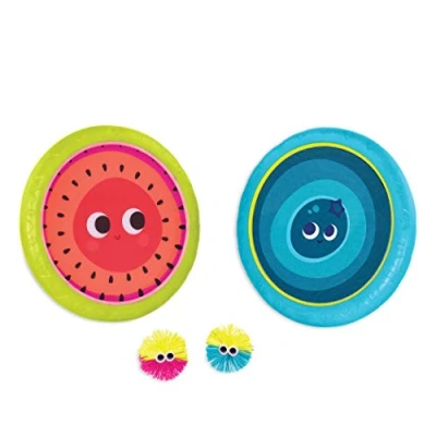 Immagine di B. toys Paddle Ball Game Set di Trampolino a Mano Poppin&#039; Paddles 2 Dischi rimbalzanti e Palline Catch &amp; Toss Giochi Sportivi per Bambini 3 Anni +, BX1916Z