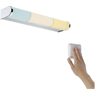 Immagine di Paulmann 4000870789438 78943 Lampada LED per specchio 6.5 W Bianco caldo Cromo