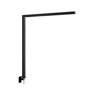 Immagine di Arcchio Lampada LED a morsetto per ufficio Jolinda, nero, alluminio, dimmerabile