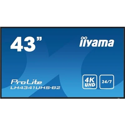 Immagine di Iiyama ProLite LH4341UHS B2 Display Digital Signage ERP: G (A G) 108 cm 42.5 pollici 3840 x 2160 Pixel 24/7
