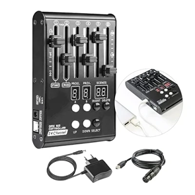 Immagine di Mini DMX 512 Light Controller Stage Console a 54 canali