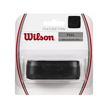 Immagine di Wilson Grip WRZ4204BK Impugnatura Featherthin Grip, Base, Unisex, Nero, 1 Unità