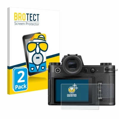 Immagine di brotect Pellicola Protettiva Opaca per Leica SL3 (Display + display a spalla) Anti Riflesso (2 Pezzi)