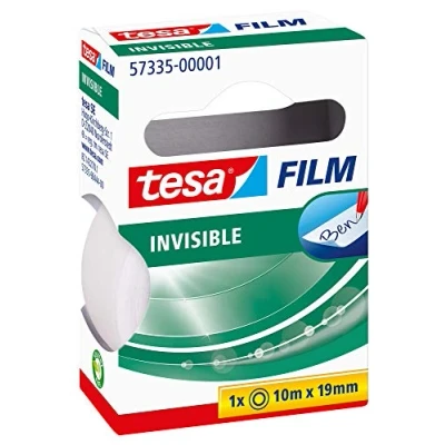 Immagine di tesa Klebefilm tesafilm® Invisible 57335 00001 01 Nastro adesivo tesafilm Trasparente (L x L) 10 m 19 mm 1 pz.