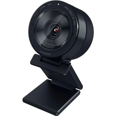 Immagine di Razer Kiyo Pro Ultra Webcam 4K per la creazione di contenuti e streaming (Ultra High Dynamic Range UHDR, UltraHD 30 FPS/1080P 60 FPS, autofocus con AI, sensore luminosità da 2,9 μm) Nero