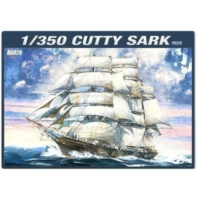 Immagine di Academy 1/350 Cutty Sark Barca a vela Nave in plastica Modello Kit #14110 /item# G4W8B 48Q55736
