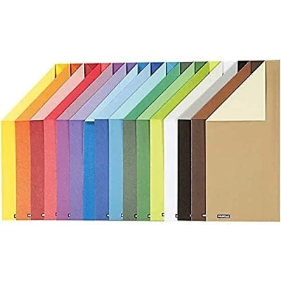 Immagine di Color Bar Carta assortimento, 21x30 cm A4, in bianco e nero, 16 specie. foglio