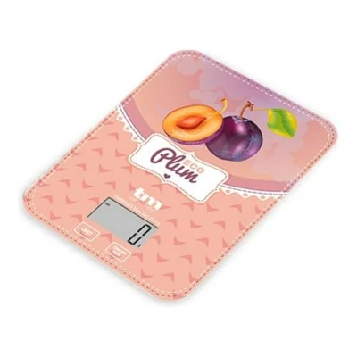 Immagine di TM Electron TMPBS029 Bilancia da Cucina con Display Digitale Ultra Sottile Design Prugne Vintage 4 Sensori Torna a 0 Ideale per Pasticceria e Cibo, Plastica