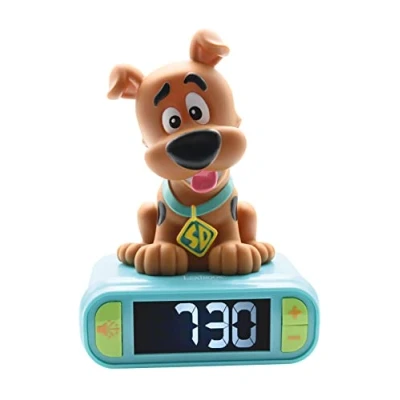 Immagine di Lexibook Sveglia digitale Scooby Doo per Bambini con Luce Notturna Snooze, Orologio Bambini, Luminoso, Colore blu RL800SD