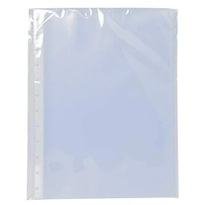 Immagine di Exacompta 86001E 10 buste di ricambio per cartelle A4 ad anelli, colore: trasparente