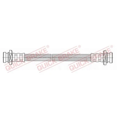 Immagine di QUICK BRAKE 25.020 Tubi Freno 283mm M10x1 con filettatura interna