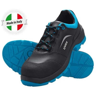 Immagine di uvex 2 xenova® 9555243 ESD scarpe di sicurezza S3 Taglia delle (EU): 43 Nero, Blu 1 Paio/a
