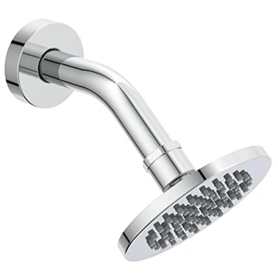 Immagine di Ideal Standard B9436AA IDEALRAIN Soffione di diametro 100 mm con braccio ad angolo, finitura cromata