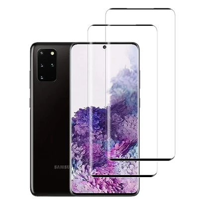 Immagine di Vuciya Screen Protector Compatibile con Samsung Galaxy S20 Plus Vetro Temperato Pezzi 2 Durezza 9H Anti graffio 0,30mm Ultra Trasparente Facile Installazione