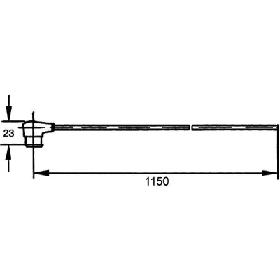 Immagine di HELLA 8KA 500 218 002 Condotto raccordo, Specchio esterno