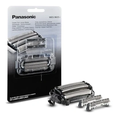 Immagine di Panasonic WES9025Y1361 Lame di Ricambio per Rasoi Elettrici ES LA93, LA83 e LA63, Confezione Combo, Sistema a 4 Lame, Acciaio Inox Giapponese all&#039;Avanguardia, Impermeabile