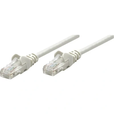 Immagine di Intellinet 325950 RJ45 cavo di rete, patch CAT 5e U/UTP 10.00 m Grigio 1 pz.