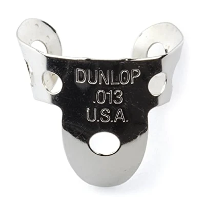Immagine di Jim Dunlop 33P013 Plettri Per Pollice E Dita, In Nichel, Colore: Argento, 0,3 Cm 20 .013 Nickel Silver