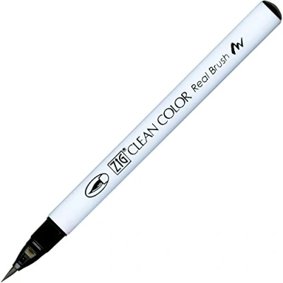 Immagine di Zig Clean Color Pennarello con punta a pennello, colore: nero 010