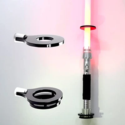 Immagine di WANLIAN Espositore verticale a parete per spada laser, supporto compatibile con la maggior parte delle spade laser (nero, 1 foro)