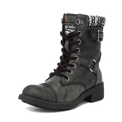 Immagine di Rocket Dog Thunder, Combat Boots Donna, Nero Black Ag7, 41 EU