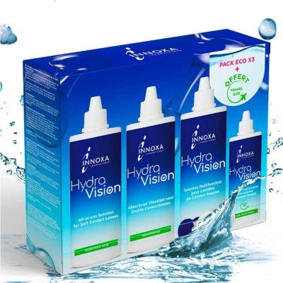 Immagine di Innoxa Soluzione multifunzionale per lenti a contatto morbide 3 x 360ml + 100 ml