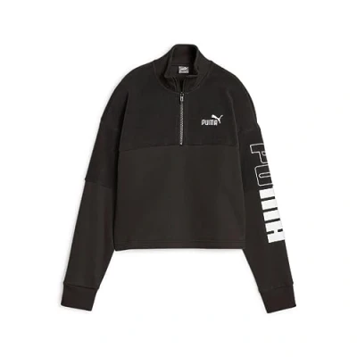 Immagine di Puma Power HIGH NECK CREW Winterized Felpa in pile, Donna, Taglia: Medium, Black