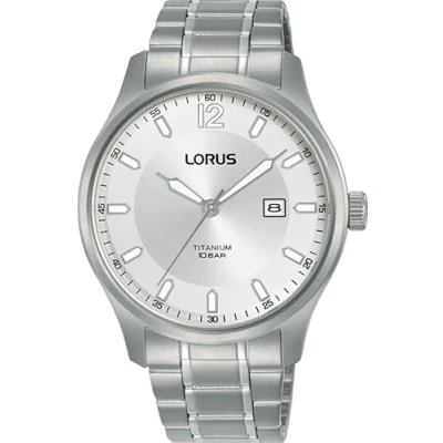 Immagine di Lorus Orologio analogico al quarzo da uomo con bracciale in titanio, Argento RH901RX9