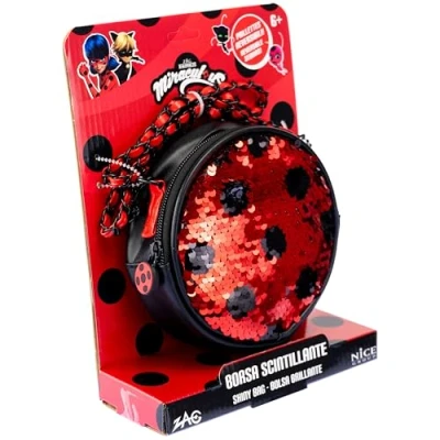 Immagine di Nice Group Lady Bug Miraculous Sequins Bag, 52021