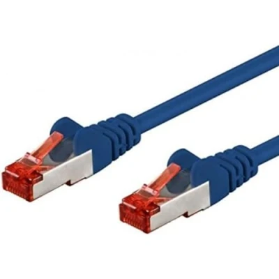 Immagine di Intellinet 733533 RJ45 cavo di rete, patch CAT 6 S/FTP 3.00 m Blu contatti connettore dorati 1 pz.