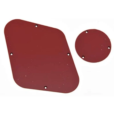 Immagine di Dopro Rosso 3 Ply LP Piastra di Controllo Posteriore Interruttore Cavità Copertura Per Epiphone Les Paul