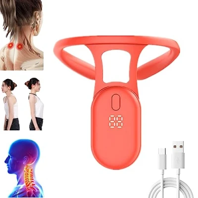 Immagine di Donubiiu Smart Back Support, Health Posture Reminder Device,Encantost Corrects Support Training (Orange)