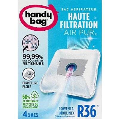 Immagine di Handy Bag, R 36, Sacchetti per aspirapolvere Rowenta Artec 2 Silence Force