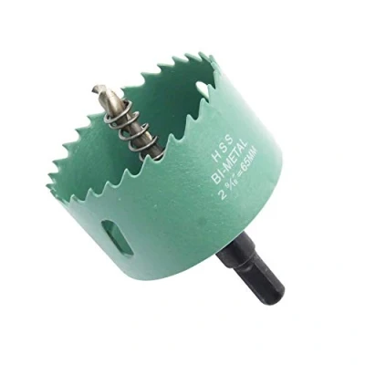 Immagine di Sega a tazza 65mm, punta LAIWEI per forare legno, lamiere sottili, profili in alluminio, PVC, ecc. Strumento di foratura affilato e resistente