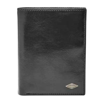 Immagine di Fossil Portafoglio da Uomo Ryan Bifold in Pelle Nera, 10.16 cm L x 2.54 12.7 H, ML3734001