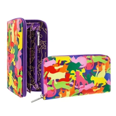 Immagine di Pylones Portafoglio Viaggi Camouflage Tessuto Rivestito 19 x 11 cm, multicolore, Classico