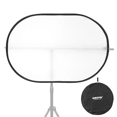 Immagine di AMBITFUL Soft Light Board Photography Studio Lighting Reflector Pop Out Foldable Diffuser Disc Panel with Carry Bag for Video Recording (80 x 120 cm)