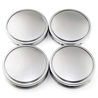 Immagine di Rhinotuning 4X 56mm Coprimozzi OD ID 53mm Accessori Auto Universali Coprimozzo (Argento)