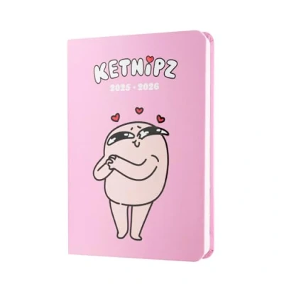 Immagine di Grupo Erik: Agenda 2025 2026 Ketnipz, settimanale A6, 11 x 15,5 cm, 17 mesi Agosto a Dicembre 2026, piccola, Ketnipz