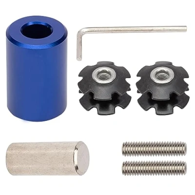 Immagine di Konuooer Forcella per Bicicletta Ragnetto MTB Dadi a Stella, Auricolare, Asta Centrale Dimensioni 22,2 mm, 25,4 28,6 Scanalatura e Chiave Esagonale