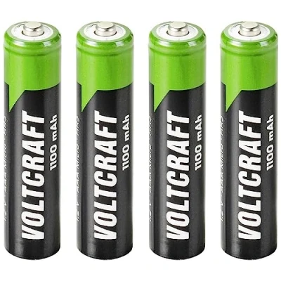 Immagine di VOLTCRAFT HR03 SE Batteria ricaricabile Ministilo (AAA) NiMH 1100 mAh 1.2 V 4 pz.