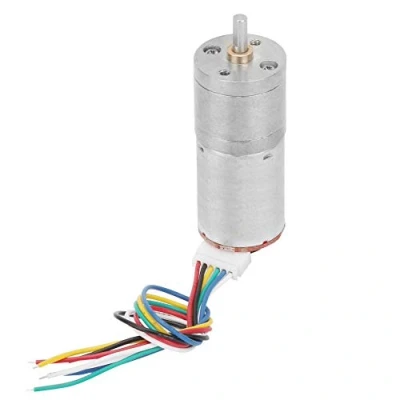 Immagine di Motoriduttore, Encoder motoriduttore DC 12V per robot RC auto Giocattoli fai da te, ecc, con encoder, encoder(20RPM)