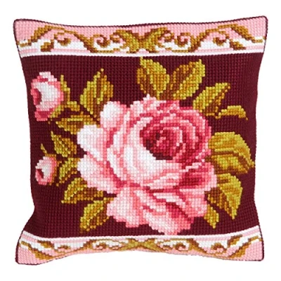 Immagine di 40 x cm Collezione d&#039;Arte Stile Romantico con è Aumentato 5,08 Centimetri Kit da Cucito Cuscino Punto Croce