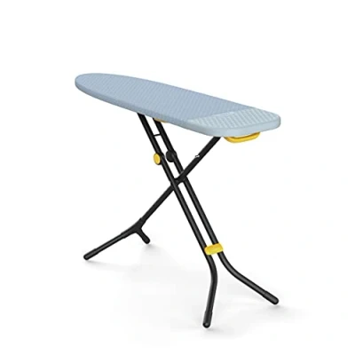 Immagine di Joseph Glide, asse da stiro con gambe compatte e poggiaferro a vapore integrato Misura standard, colore: grigio/giallo