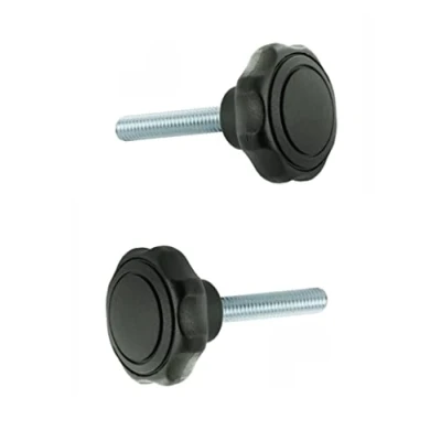 Immagine di 2x viti stella manopola testa plastica mano farfalla rapide manuale (M6x30)