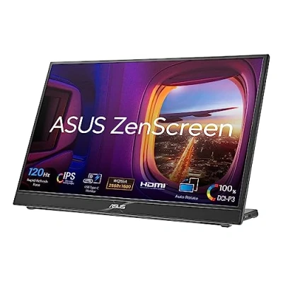 Immagine di Asus MB16QHG Zenscreen Monitor LED ERP E (A G) 40.6 cm (16 pollici) 2560 x 1600 Pixel 16:10 5 ms HDMI ™, Cuffie (jack da 3,5 mm), USB C® IPS