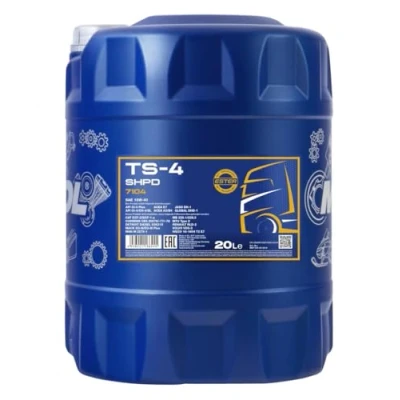 Immagine di MANNOL TS 4 Shpd 15 W 40 API ci 4/CH 4/cg 4/CF Flash 4/CF/SL Olio Motore, 20 Litri