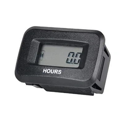 Immagine di Runleader AC/DC 5V a 277V contaore, monitor ore totali per trattore da giardino compressore generatore ATV motore fuoribordo carrello golf elevatore spazzaneve.